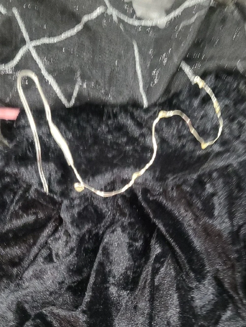 Pottery Barn Kids Black Spider Queen Web Cape Costume/ Dress 3T - Picture 8 of 10